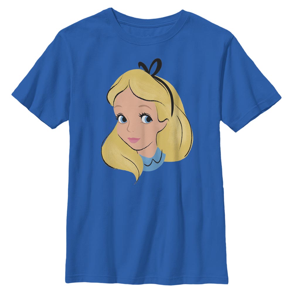 Disney - Alice aux pays des merveilles - Alice Big Face - Enfant T-shirt