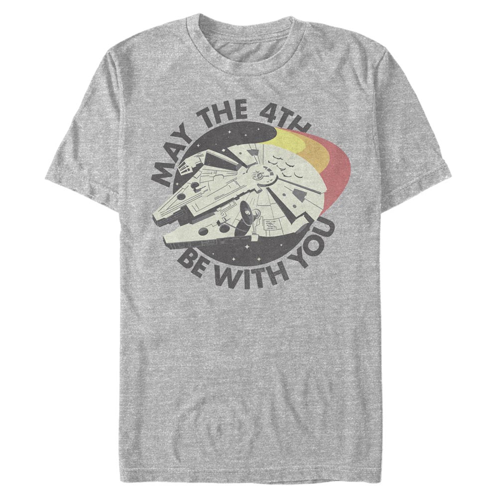 Star Wars - Faucon Milenium Retro May Falcon - May The 4th - Homme T-shirt