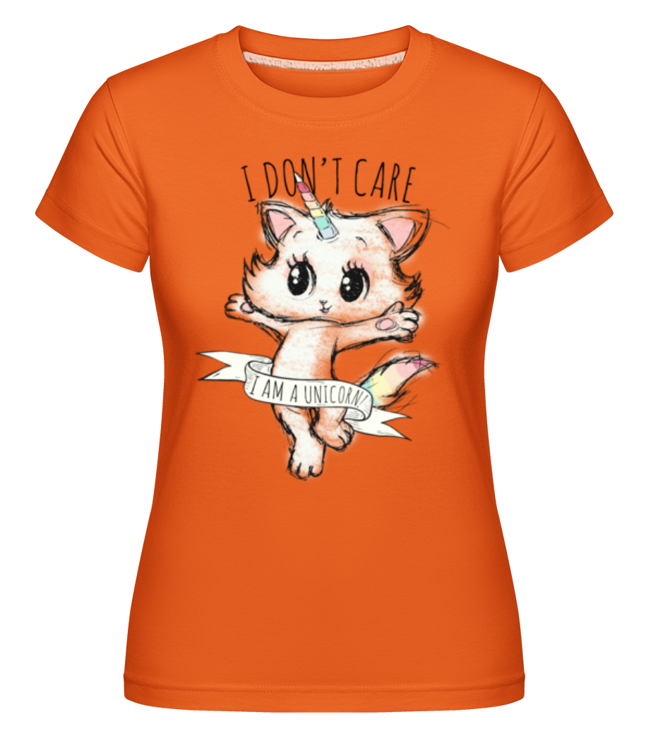 I Dont Care Unicorn ·  T-shirt Shirtinator femme