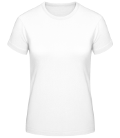 Frauen Basic T-Shirt - Weiß - Vorne