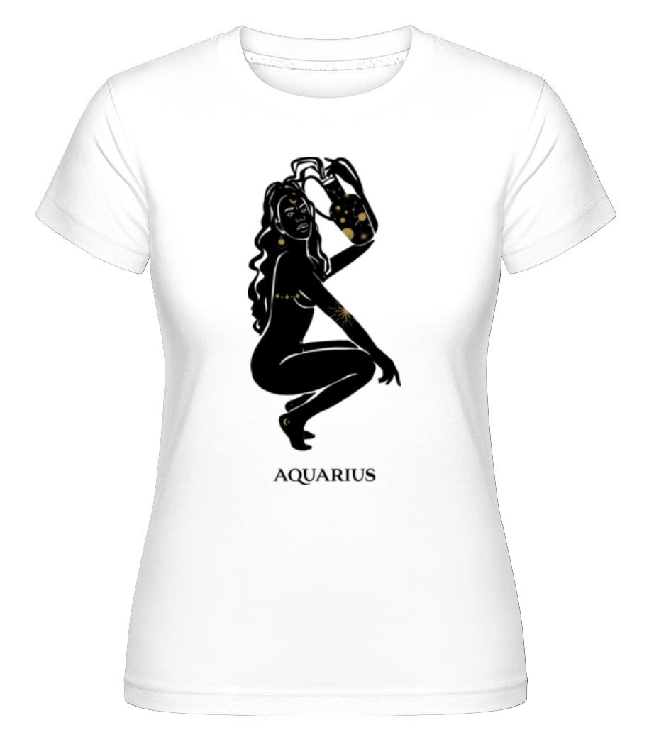 Female Zodiac Sign Aquarius ·  T-shirt Shirtinator femme