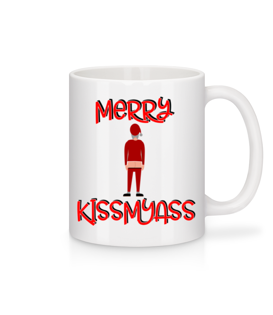 Merry Kissmyass · Mug en céramique blanc