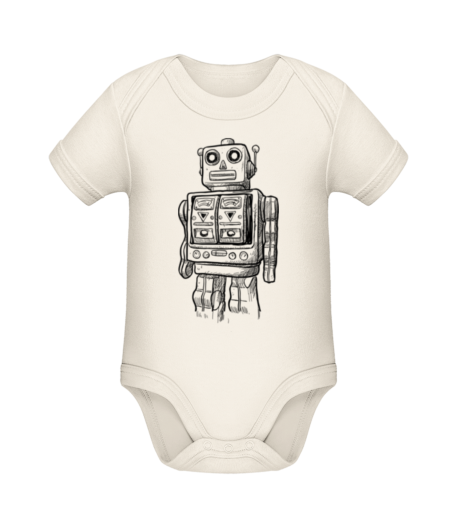 Bébé Robot · Body manches courtes bio