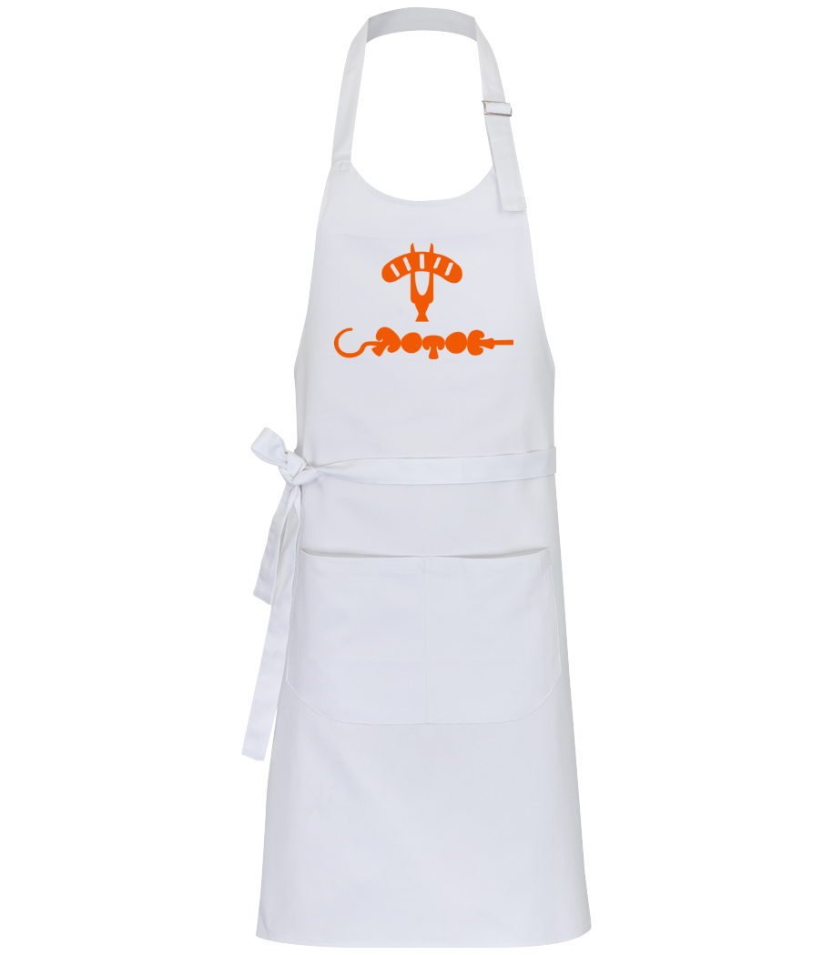 BBQ Food Orange · Tablier professionnel