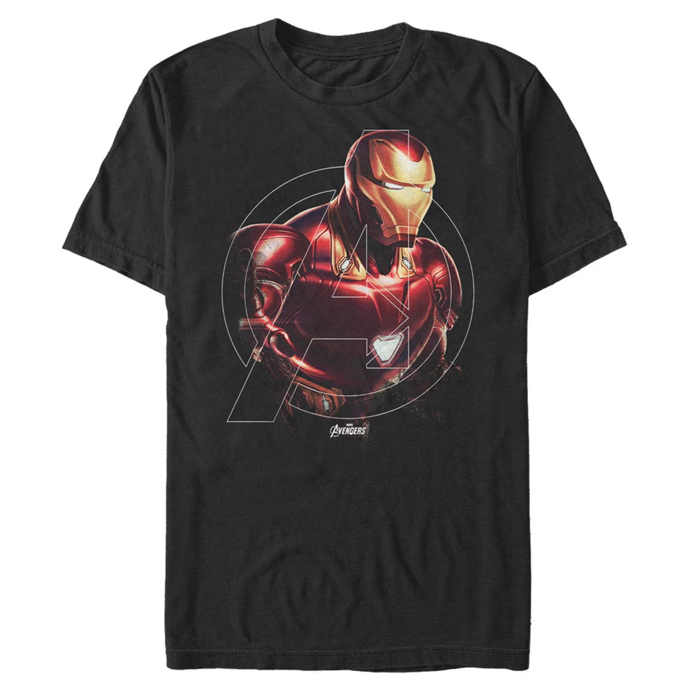 Aperçu: Marvel - Iron Man Iron Hero - Homme T-shirt - Noir - Devant