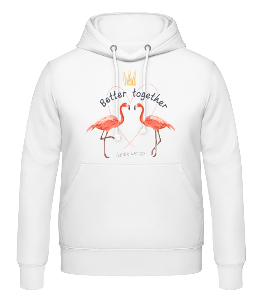 Better Together Flamingos · Sweat à capuche Homme