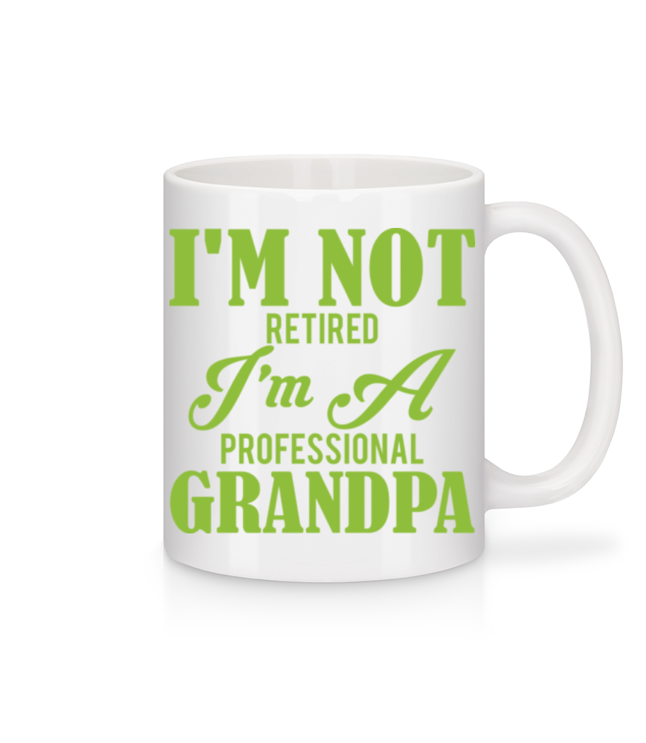 I'm Not Retired · Mug en céramique blanc