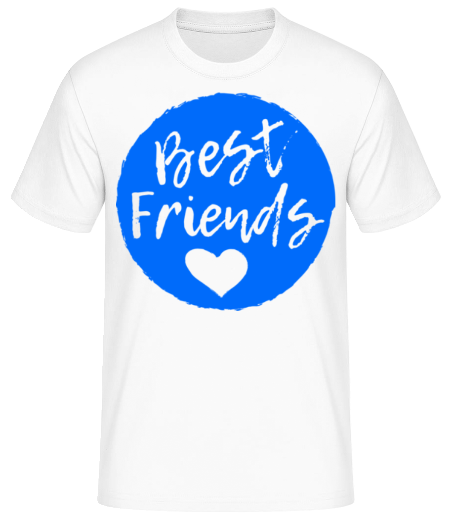 Aperçu: Best Friends Love - T-shirt standard Homme - Blanc - Devant