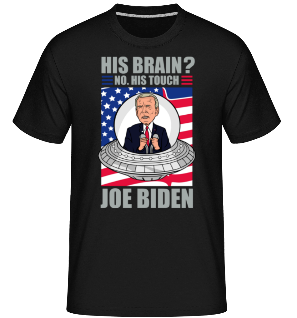 Alien Biden -  T-Shirt Shirtinator homme - Noir - Devant