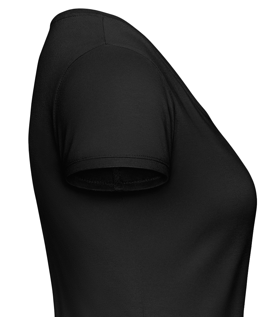 Aperçu: Petit Frère - T-shirt à col rond Megan - Noir - Rechts