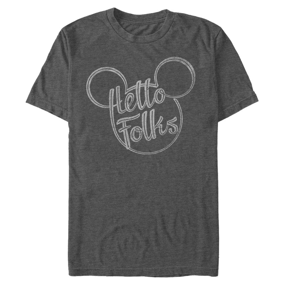 Disney - Mickey Mouse - Mickey Mouse Hello Folks - Homme T-shirt