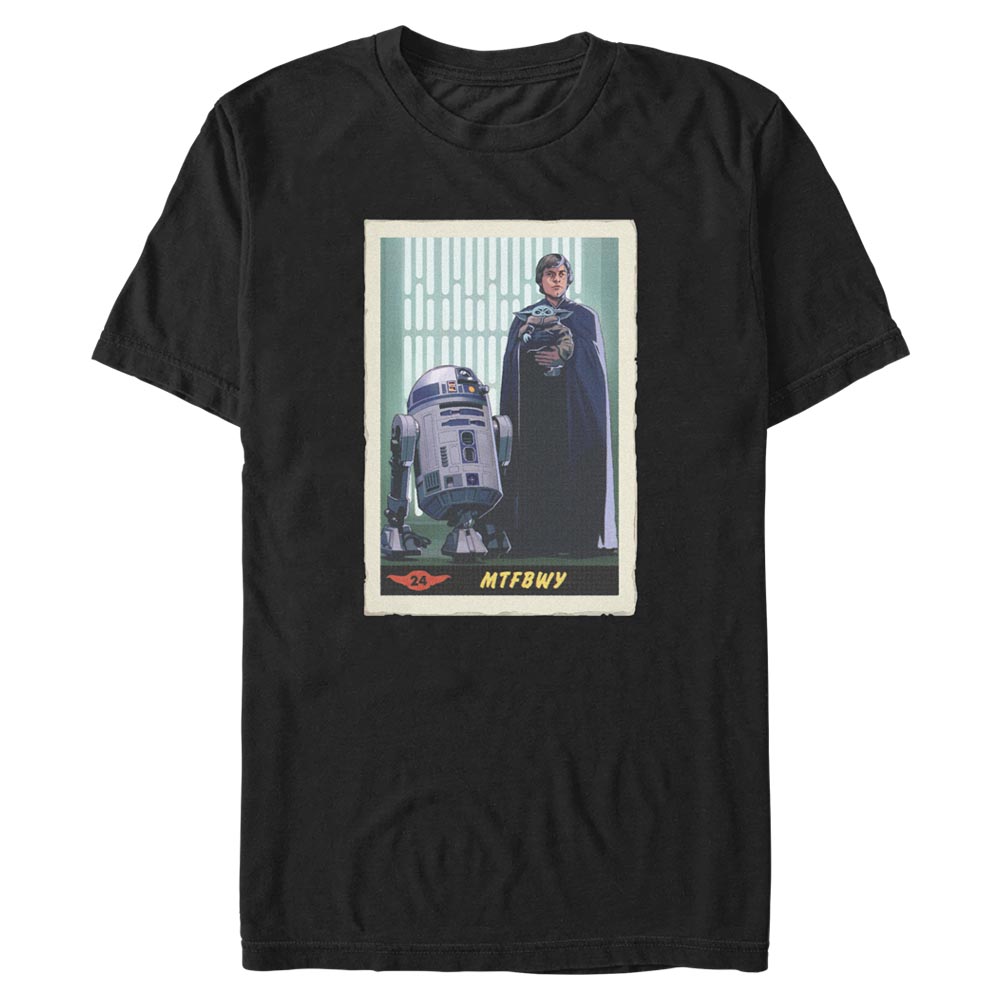 Star Wars - The Mandalorian - Luke Skywalker Training Begins Card - Homme T-shirt