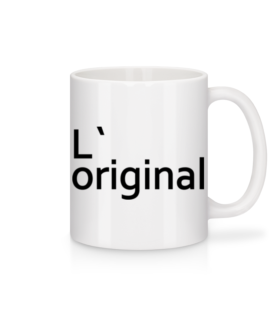 L`Original · Mug en céramique blanc