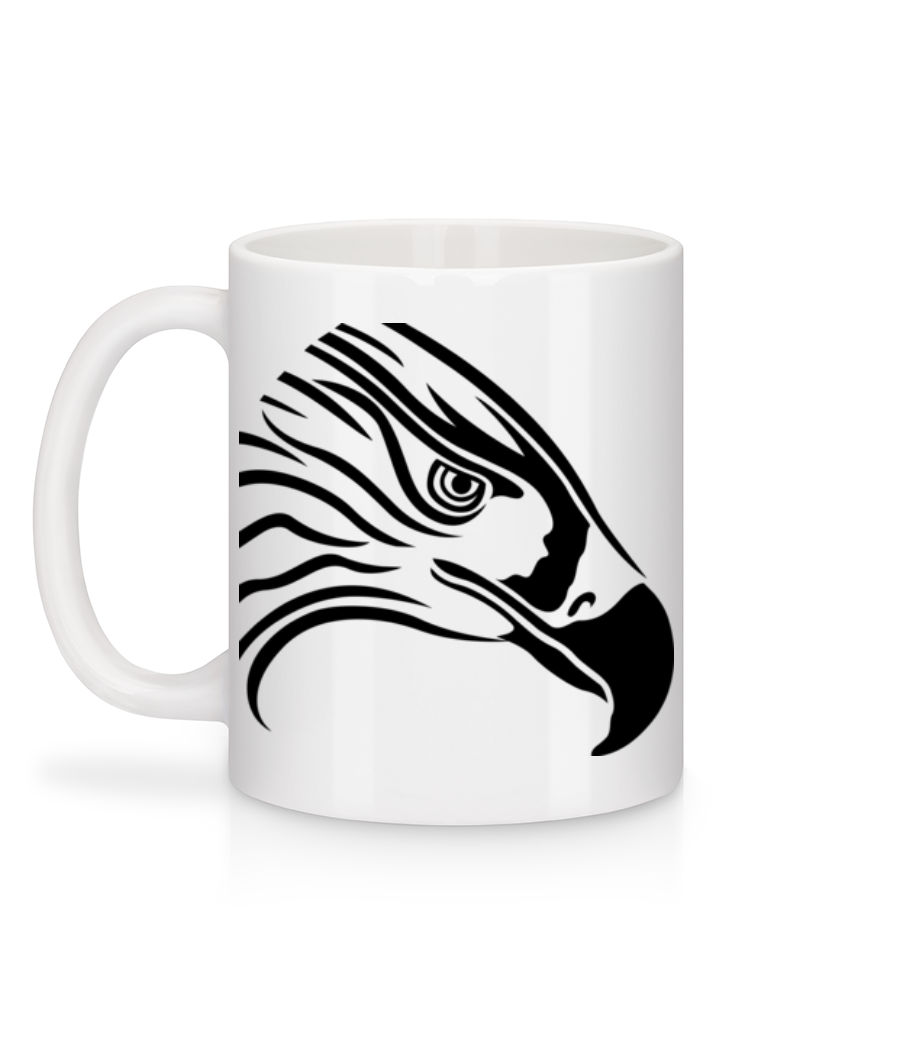 Aperçu: Ouiseau - Mug en céramique blanc - Blanc - Derrière