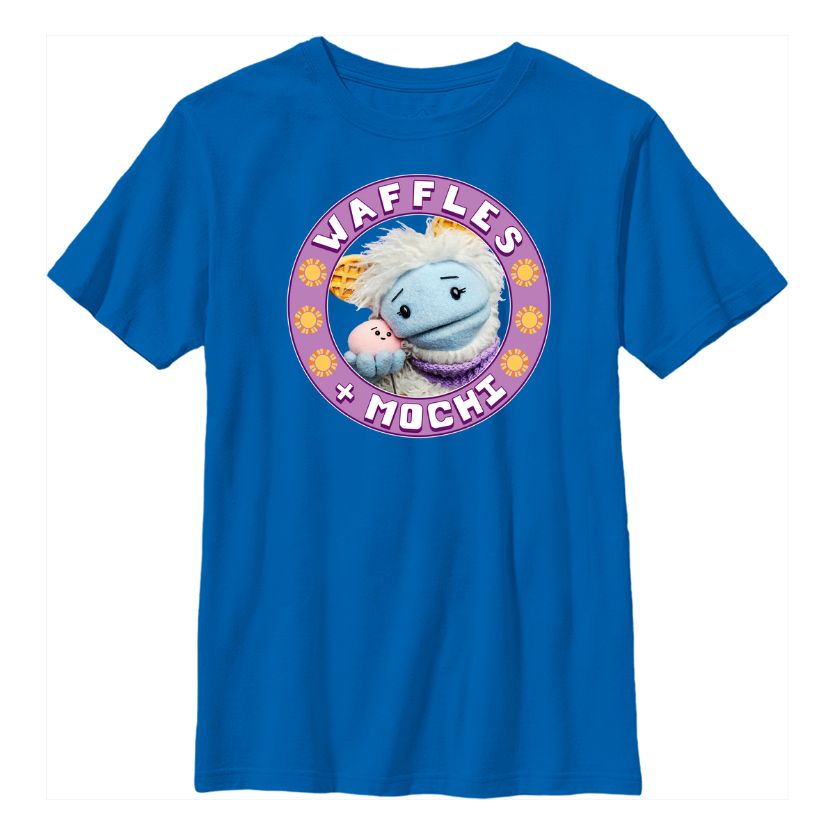 Netflix - Gaufrette et Mochi - Waffles & Mochi Waffles Mochi Circle Lockup - Enfant T-shirt