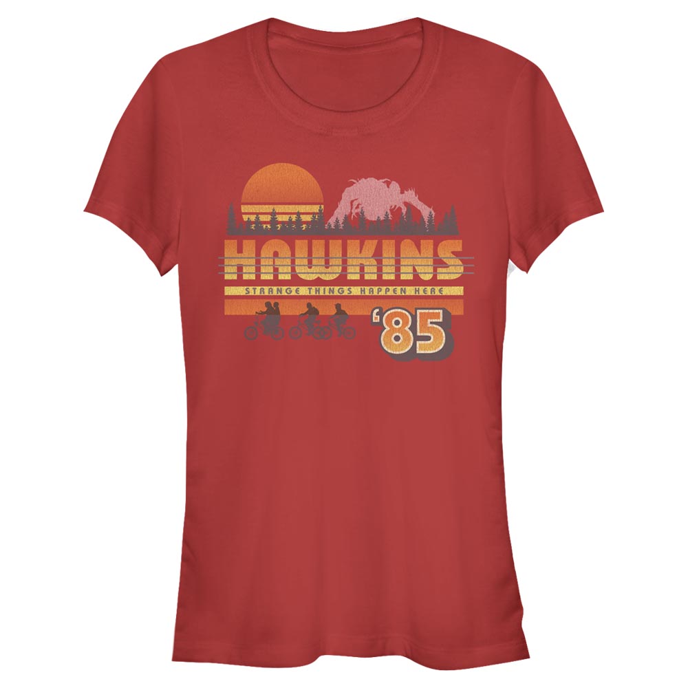 Netflix - Stranger Things - Hawkins Vintage Sunsnet - Femme T-shirt