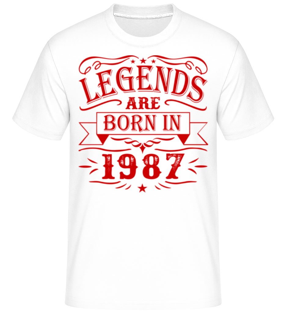 Legendy sa narodili v roku 1987 ·  Shirtinator tričko pre pánov