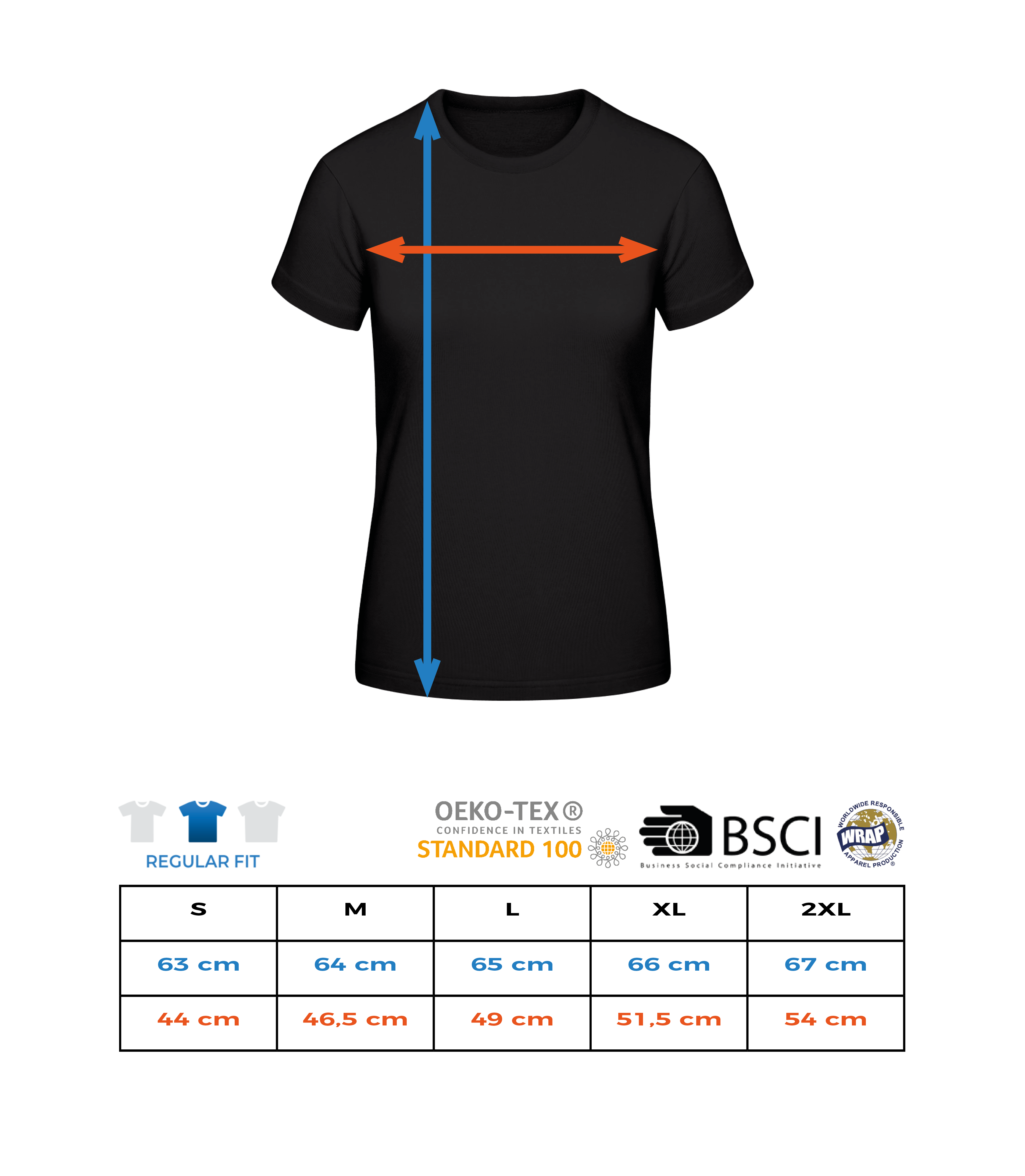 Pixar - Cars - Logo Racing Sports Network - Femme T-shirt - Tableau des tailles