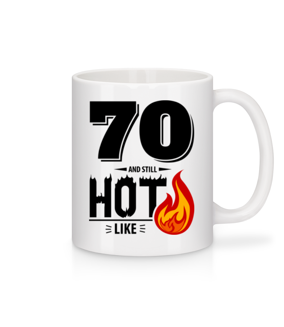 Aperçu: 70 And Still Hot - Mug en céramique blanc - Blanc - Devant