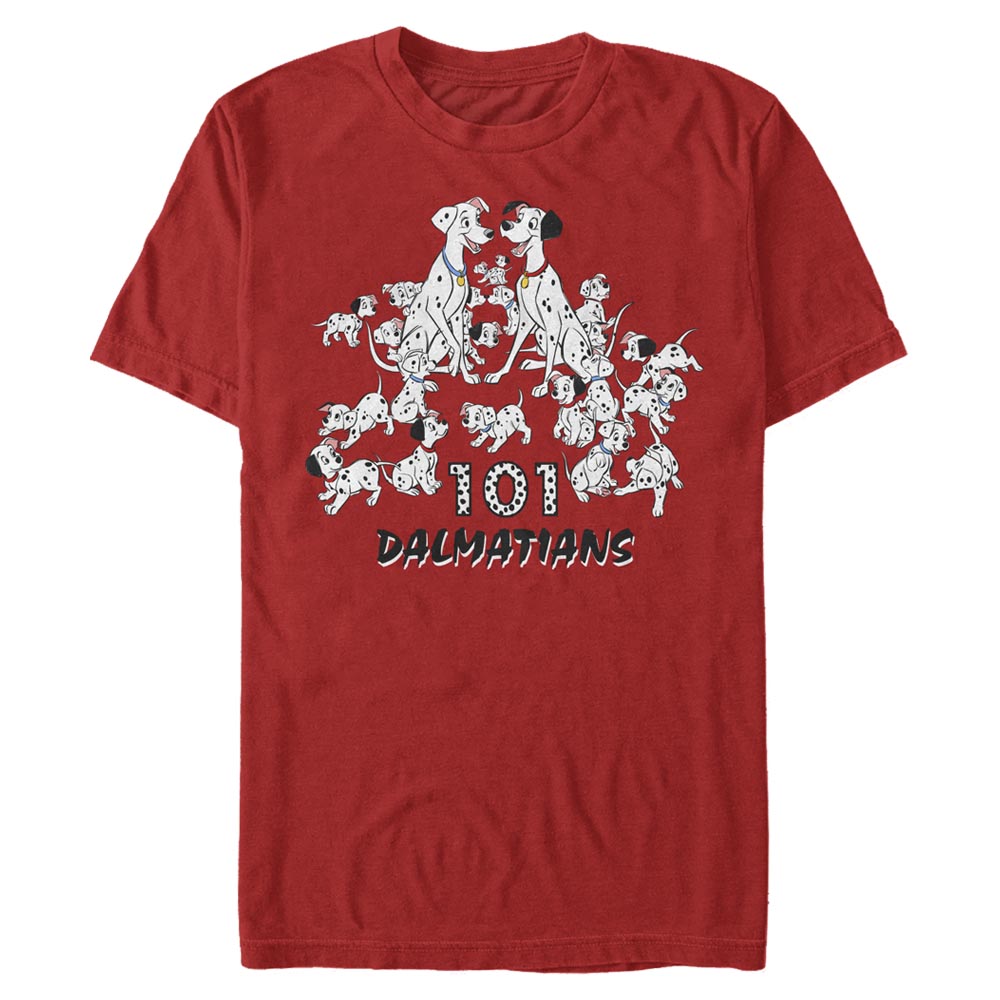 Disney Classics - Les 101 Dalmatiens - Photo de groupe Dalmatian Group - Homme T-shirt