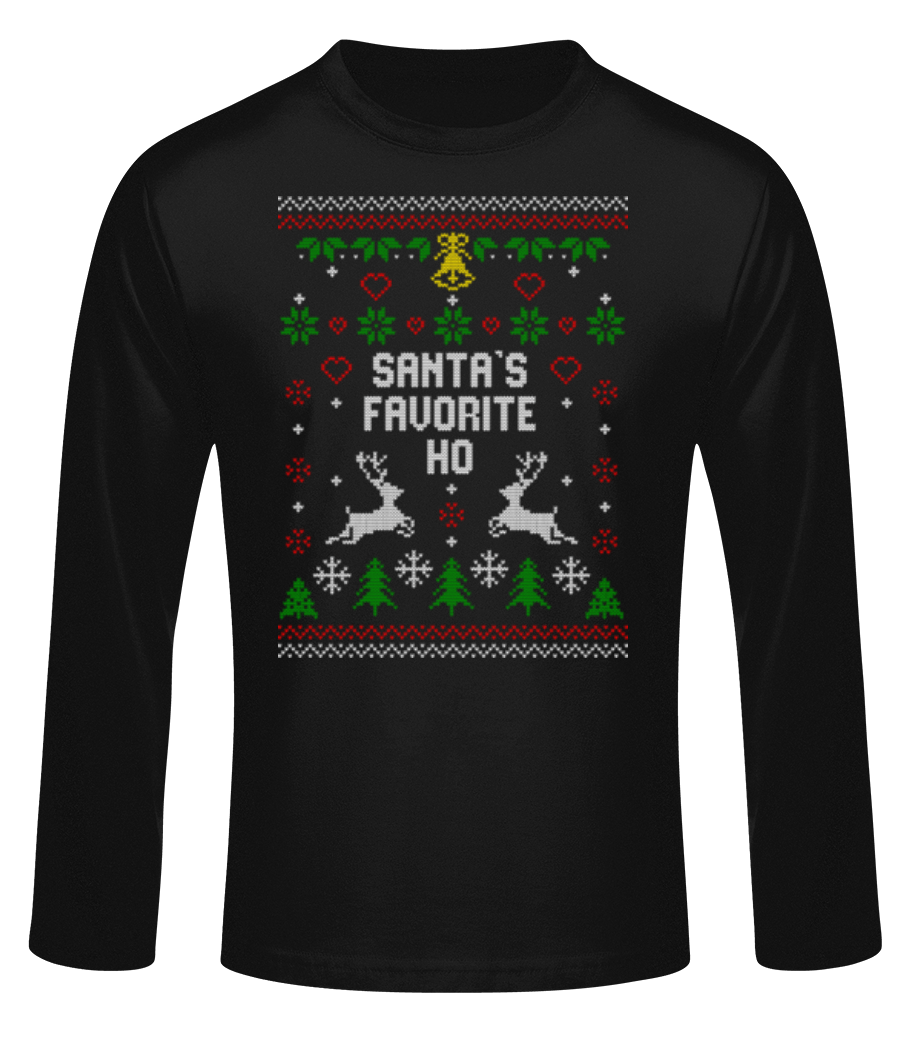 Santa's Favorite Ho · T-shirt à manches longues standard Homme