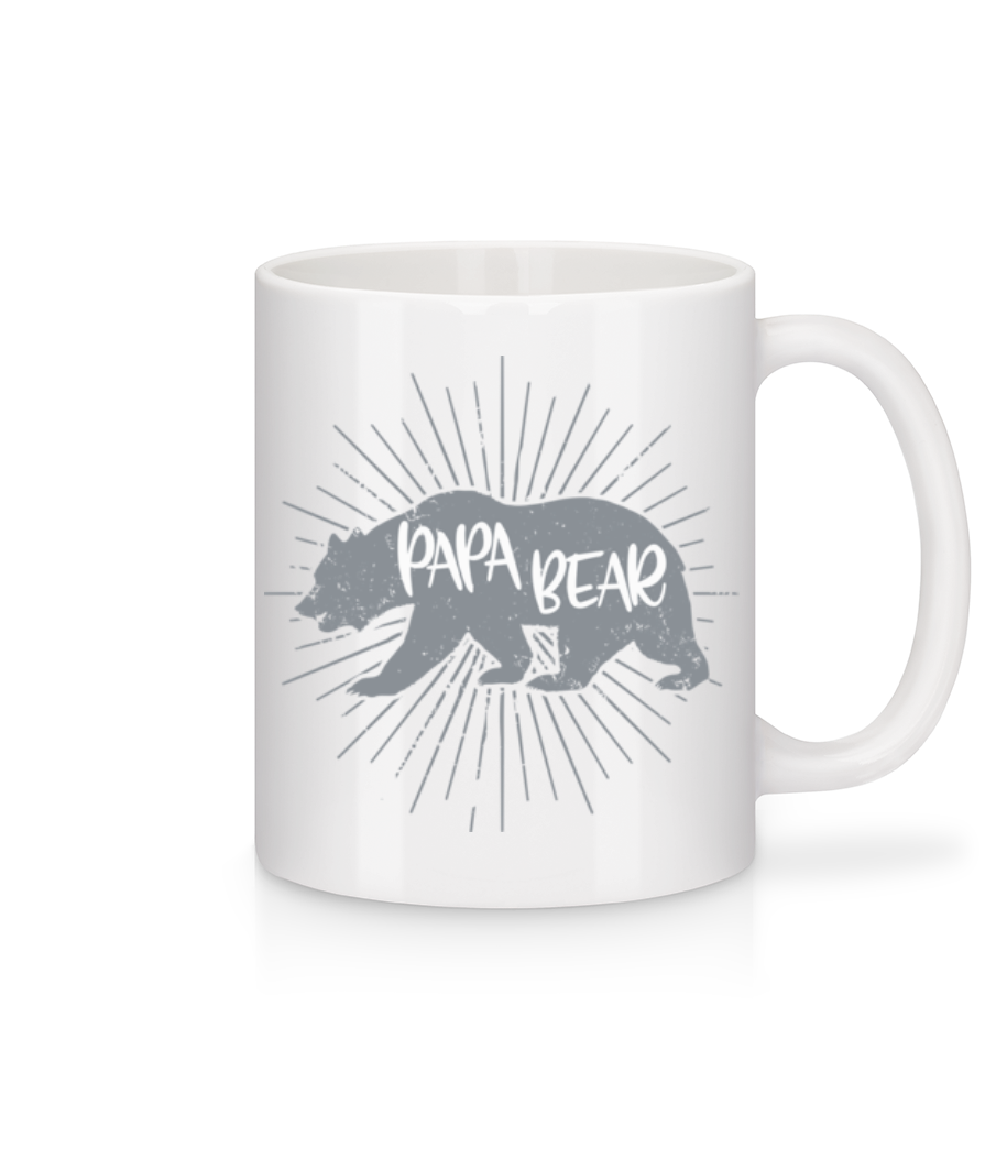 Papa Bear · Mug en céramique blanc