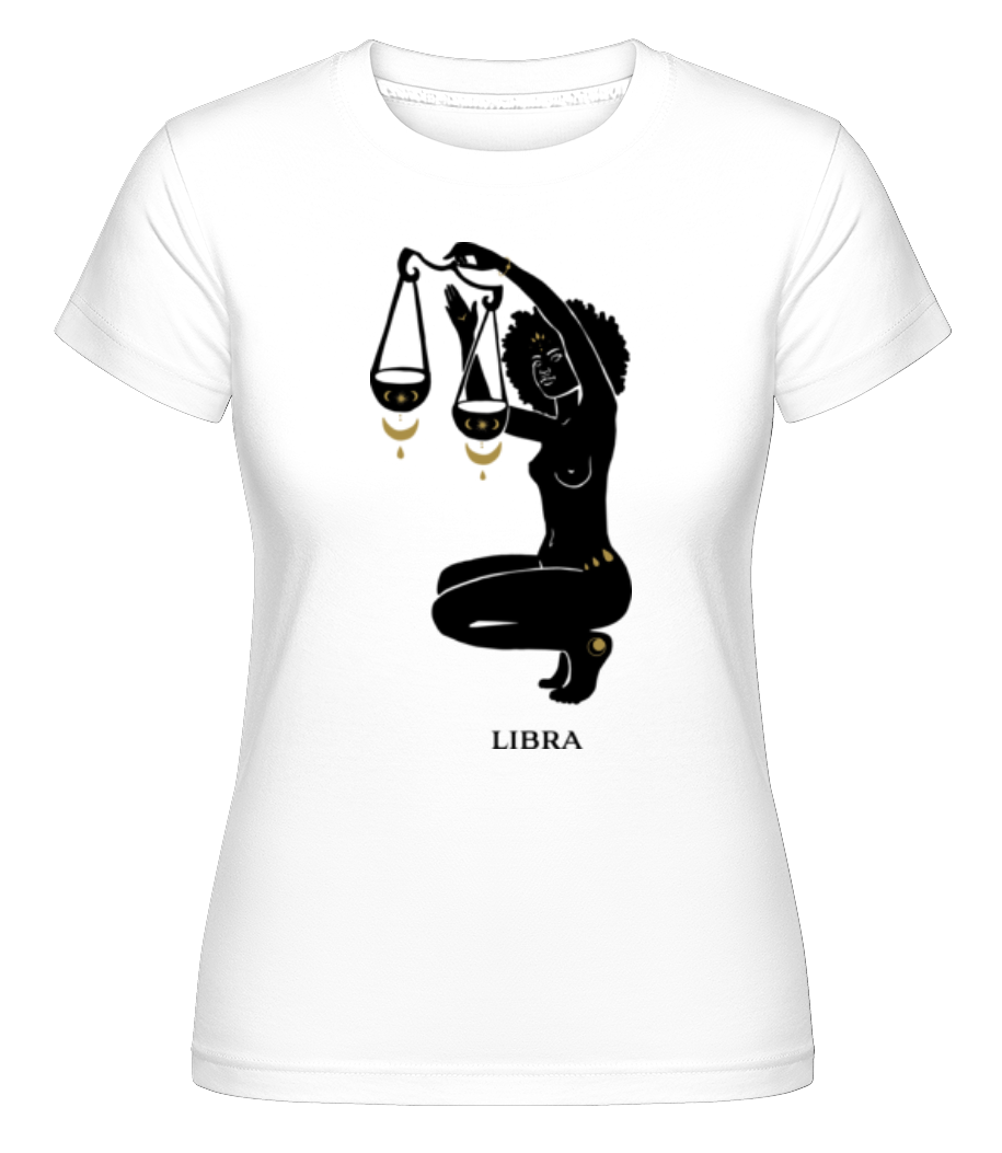 Female Zodiac Sign Libra ·  T-shirt Shirtinator femme