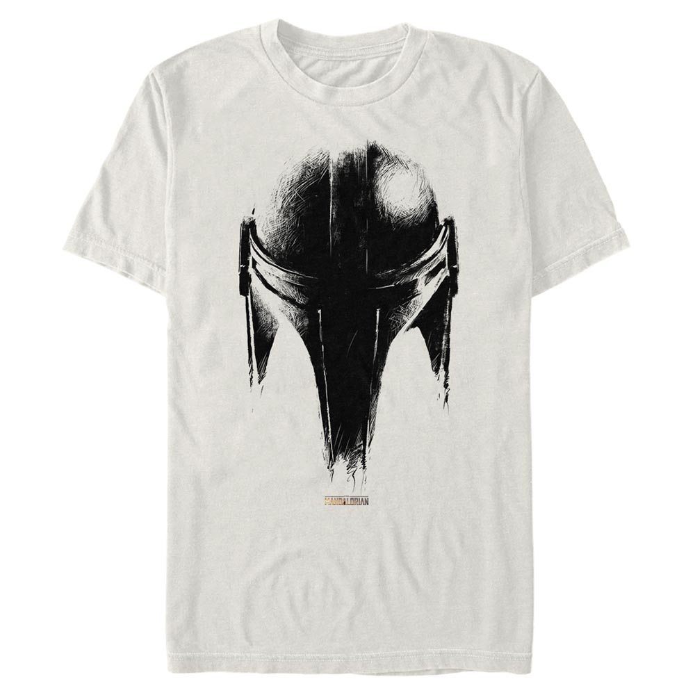 Star Wars - The Mandalorian - Mandalorien Sketch Helm - Homme T-shirt