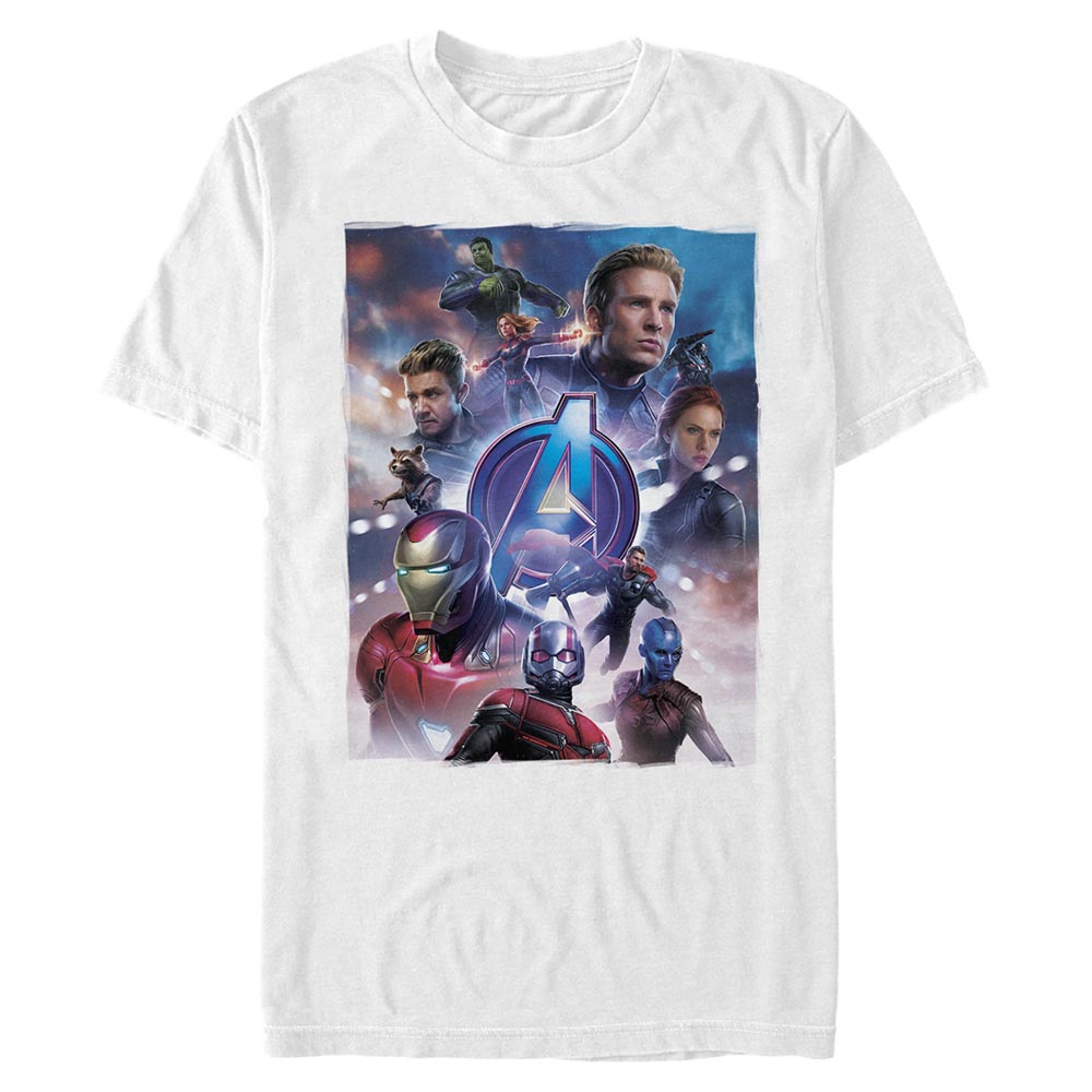 Marvel - Avengers Endgame - Photo de groupe Basic Poster - Homme T-shirt