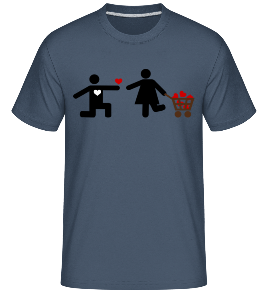 Femme Et Homme Et Cœur Logo ·  T-Shirt Shirtinator homme