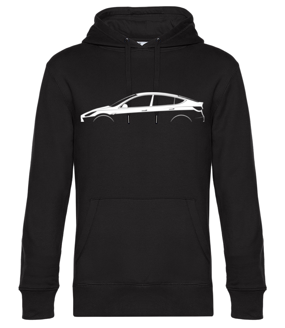 'Tesla Model Y' Silhouette · Sweat à capuche standard homme