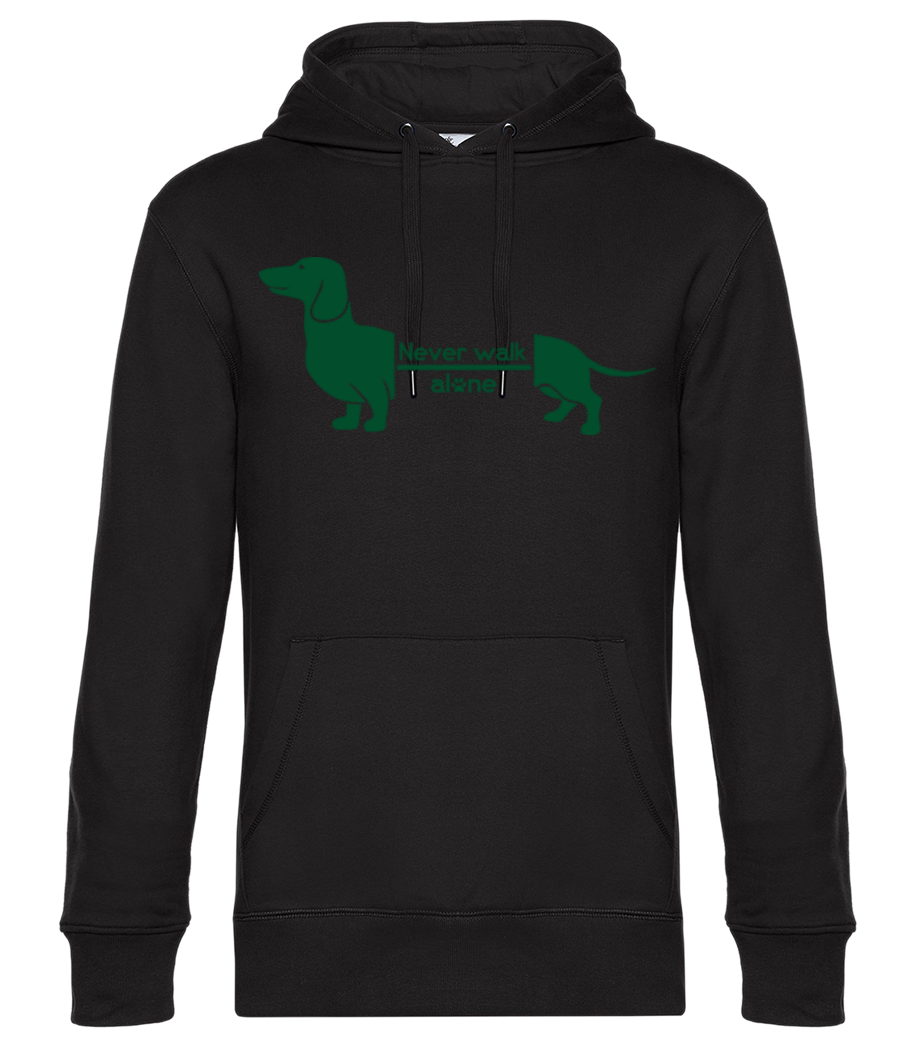 Never Walk Alone Dachshund · Sweat à capuche standard homme