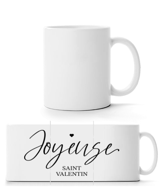 Joyeuse Saint Valentin Amour Mignon · Mug panorama