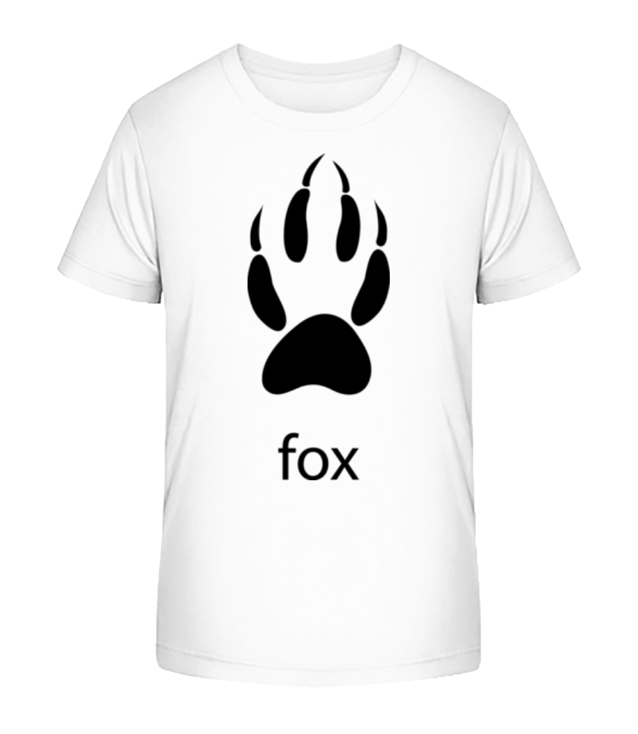 Fox Paw - T-shirt bio Enfant Stanley Stella 2.0 - Blanc - Devant