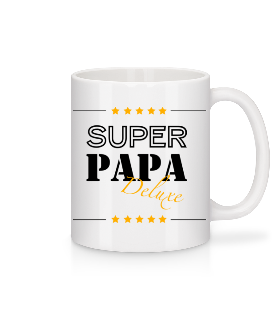 Super Papa Deluxe · Mug en céramique blanc