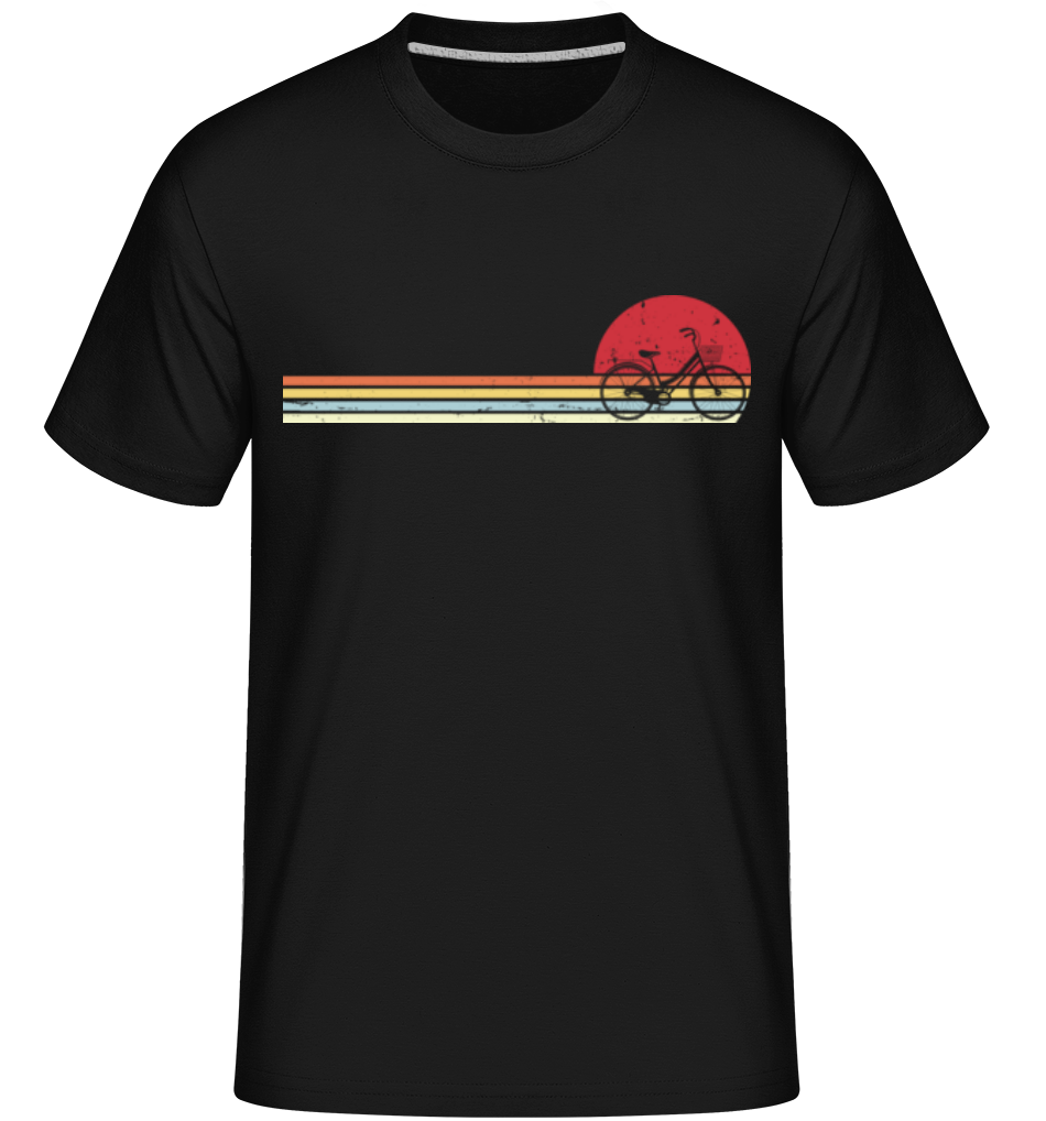 Vélo coucher de soleil rétro ·  T-Shirt Shirtinator homme