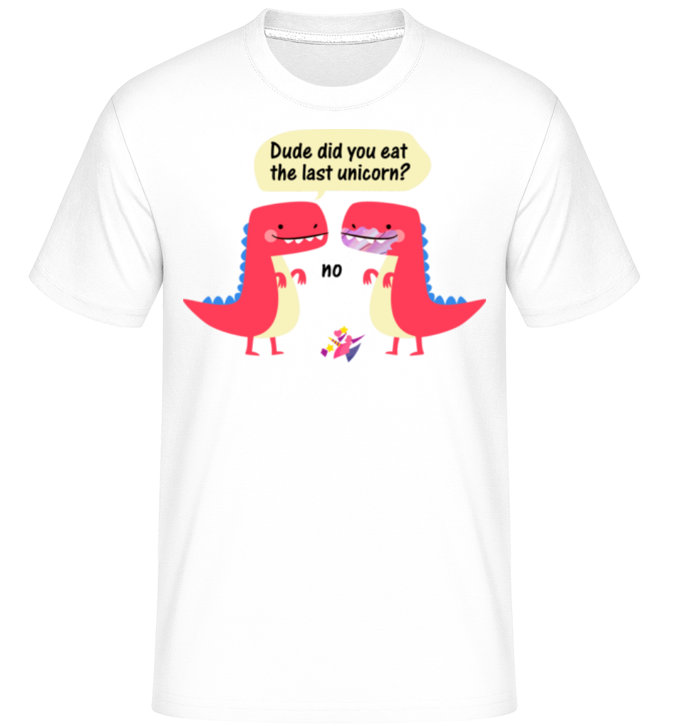 Last Unicorn And Dinosaurs ·  T-Shirt Shirtinator homme