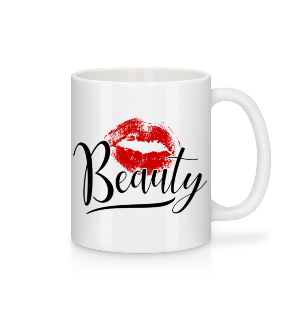 Beauty Kissing Mouth · Mug en céramique blanc