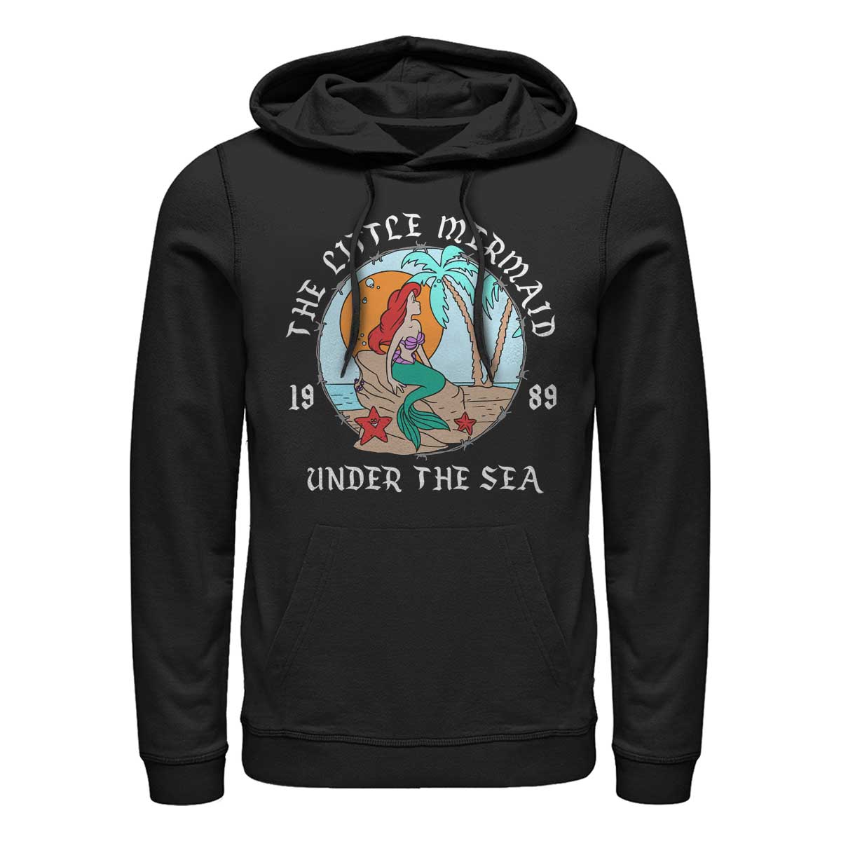 Disney - Ariel La Petite Sirène - Ariel La Petite Sirène Mermaid Beach_90.psd - Unisex Sweat à capuche