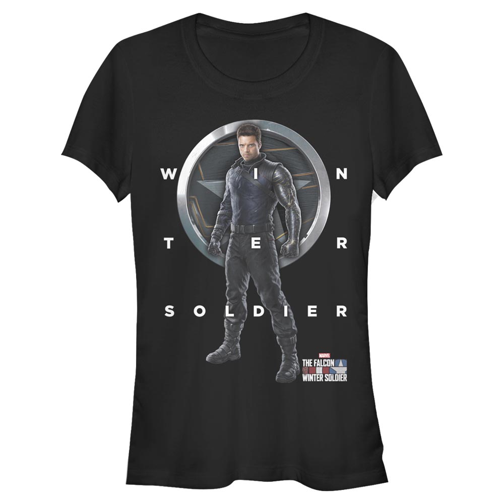 Marvel - Falcon et le soldat de l'hiver - Bucky Winter Soldier Grid Text - Femme T-shirt