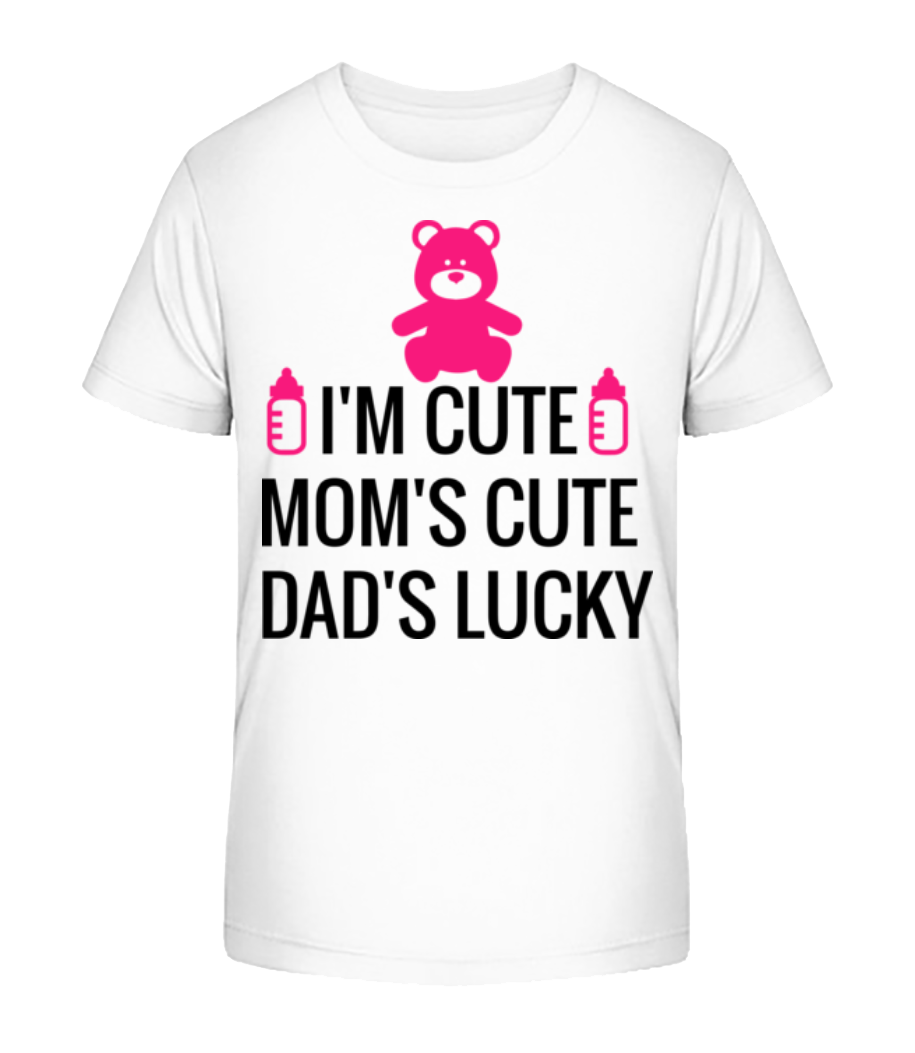 I'm Cute Dad's Lucky · T-shirt bio Enfant Stanley Stella 2.0