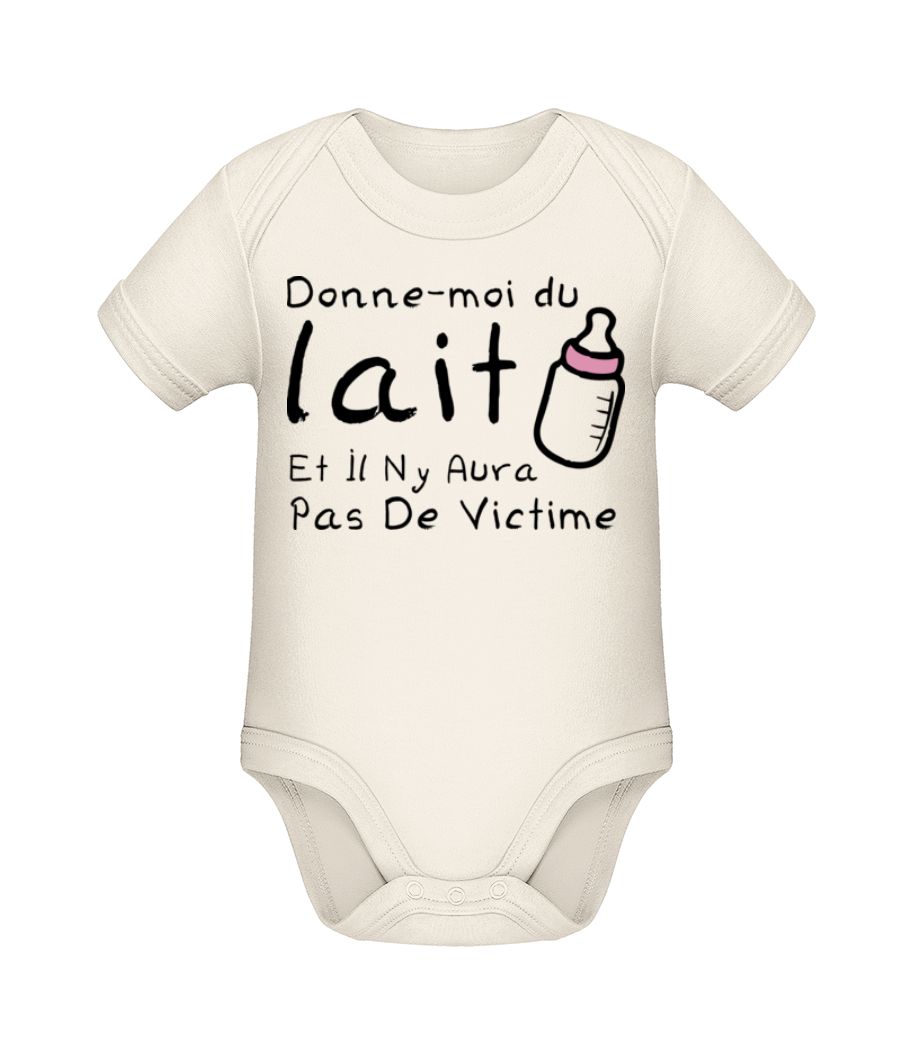 Donne-Moi Du Lait · Body manches courtes bio
