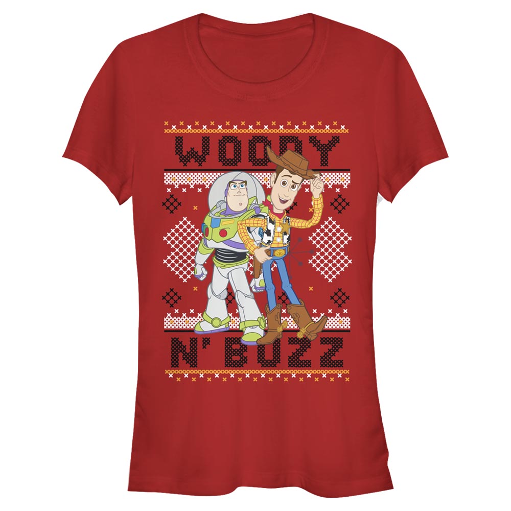 Disney - Toy Story - Woody et Buzz Woody Buzz Sew - Christmas - Femme T-shirt