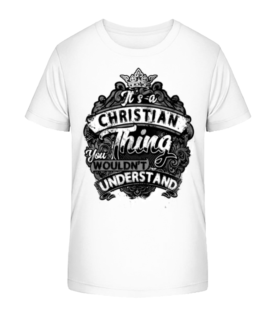It's A Christian Thing · T-shirt bio Enfant Stanley Stella 2.0