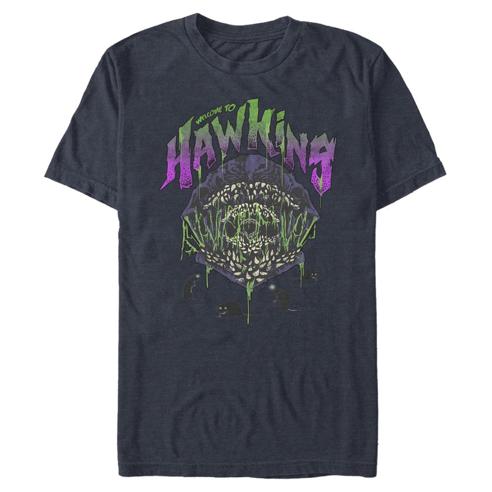 Netflix - Stranger Things - Demogorgon Welcome To Hawkins - Homme T-shirt