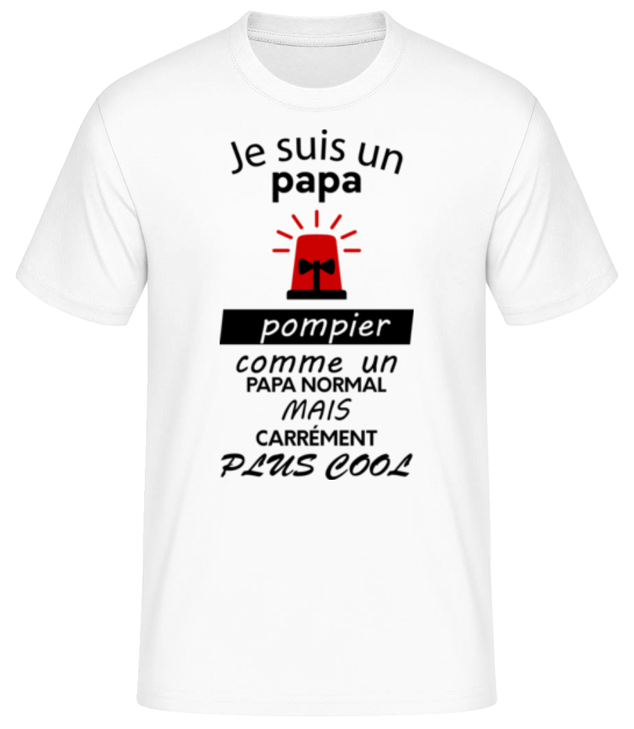 Papa Pompier Cool · T-shirt standard Homme