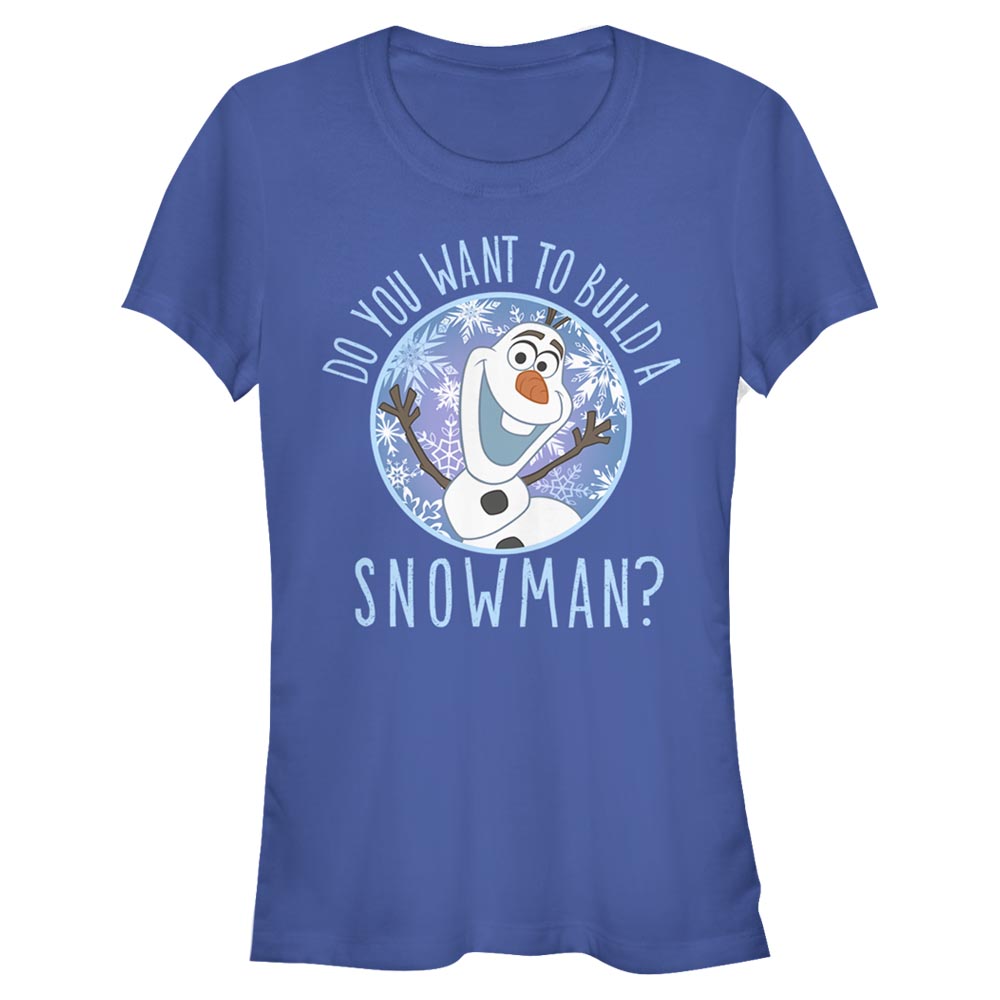 Disney - La Reine des neiges - Olaf Build a Snowman - Femme T-shirt