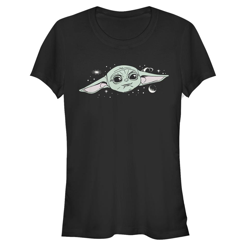Star Wars - The Mandalorian - L'Enfant Cute Big Face - Femme T-shirt
