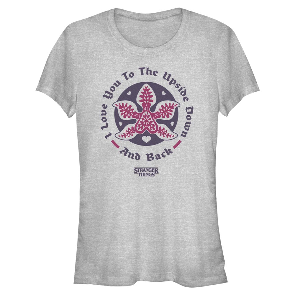 Netflix - Stranger Things - Demogorgon Upside Down Love - Valentine's Day - Femme T-shirt