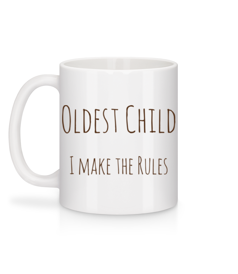 Oldest Child - Mug en céramique blanc - Blanc - Derrière